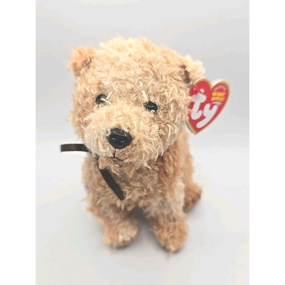 2004‎ Ty Beanie Baby "Scampy" Retired Brown Dog BB17